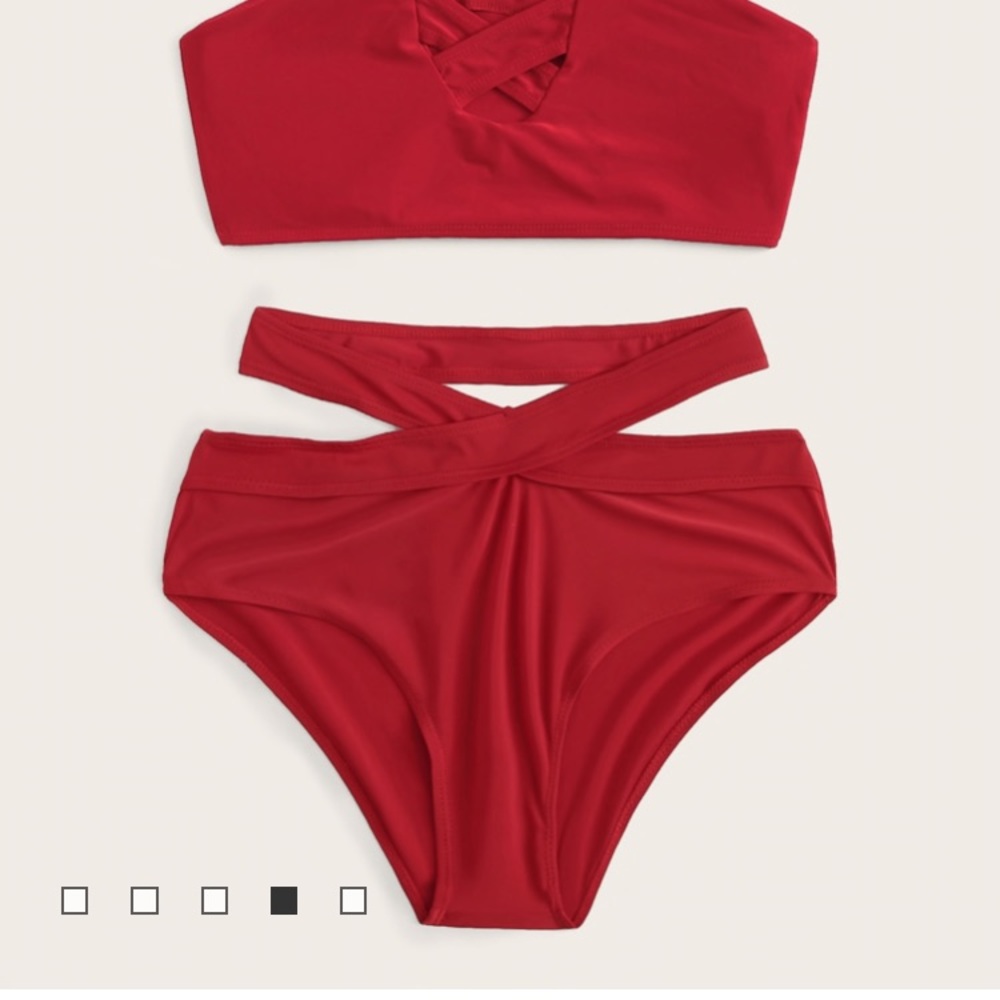 Red ROMWE bikini 👙 - Picture 3 of 7